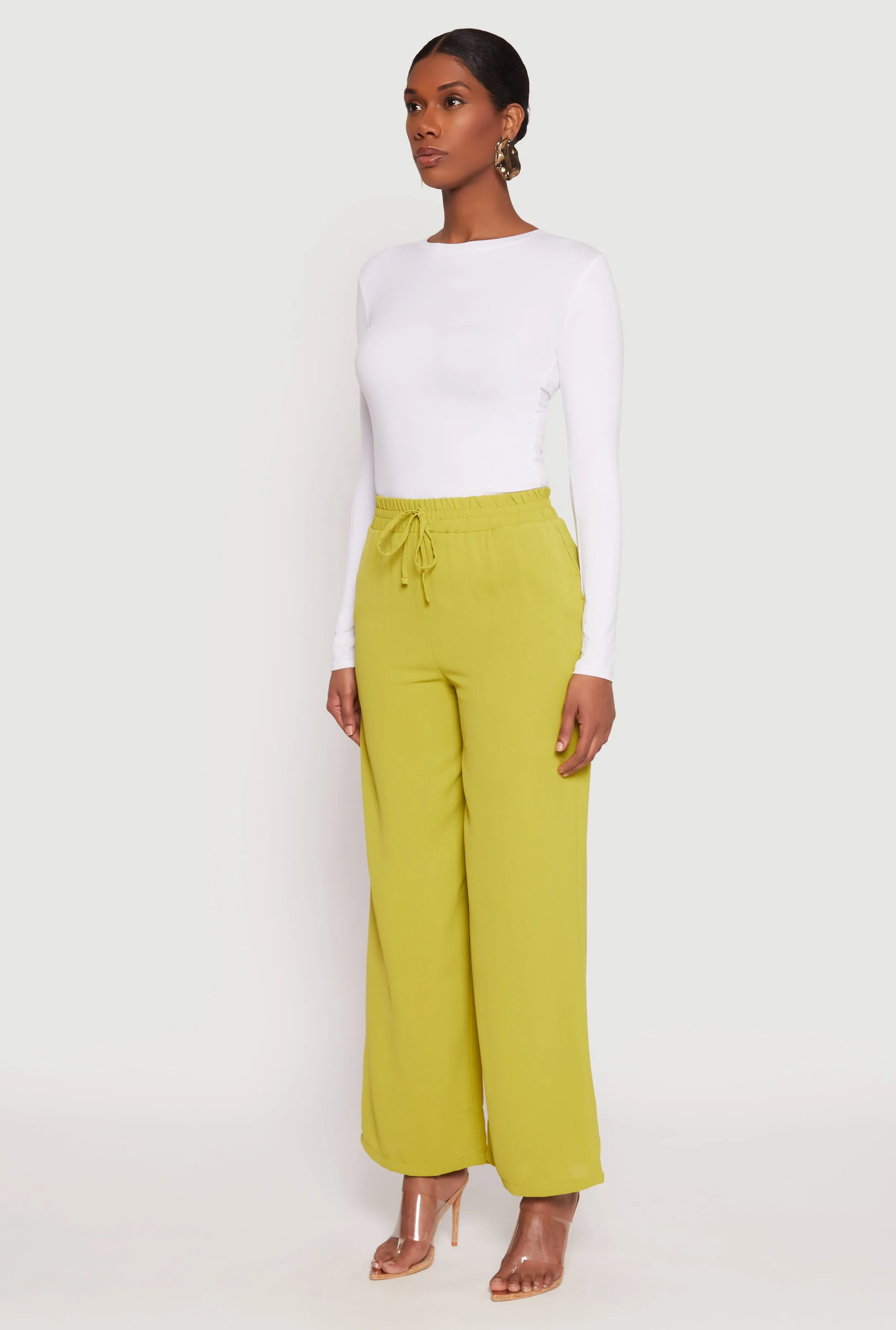 Faux Drawstring Dress Pants sold by Rainbow product image thumbnail 2