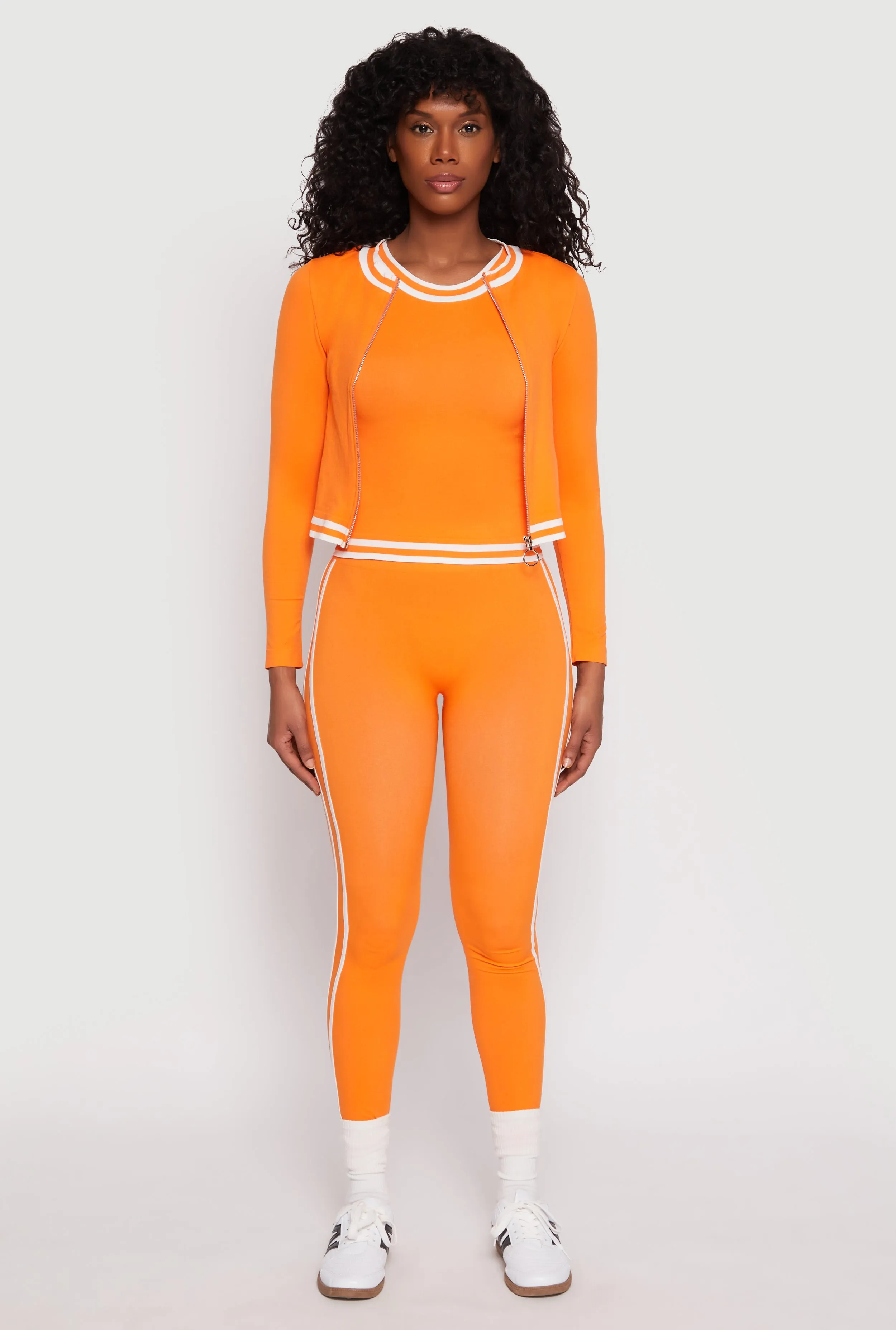 Seamless Varsity Stripe Track Jacket sold by Rainbow product image thumbnail 2