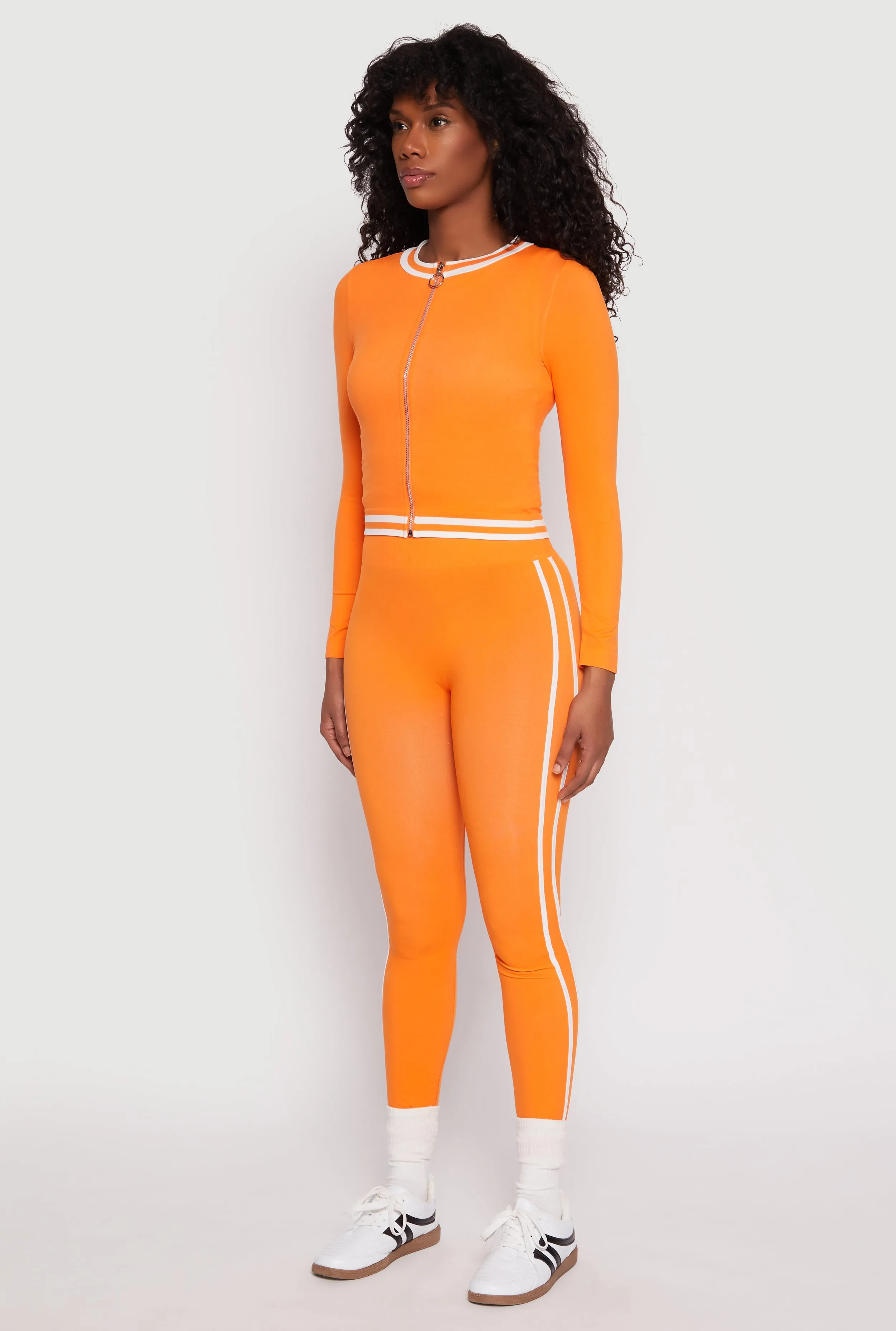 Seamless Varsity Stripe Track Jacket sold by Rainbow product image thumbnail 3