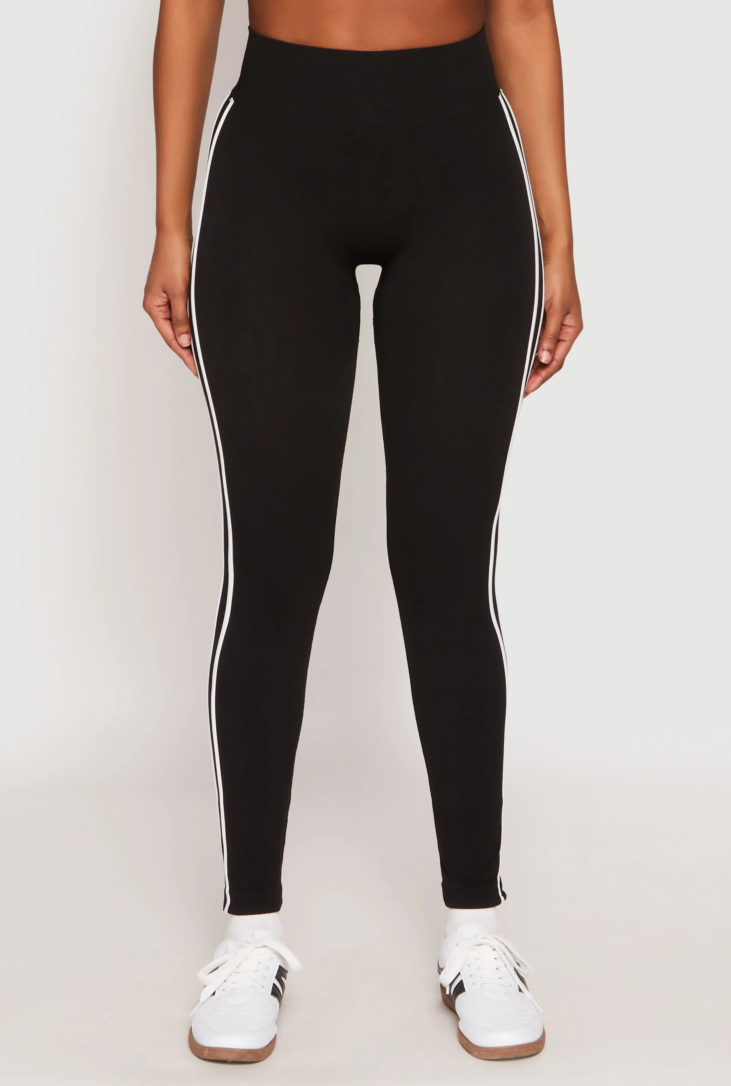 Seamless Varsity Stripe Leggings sold by Rainbow product image thumbnail 3