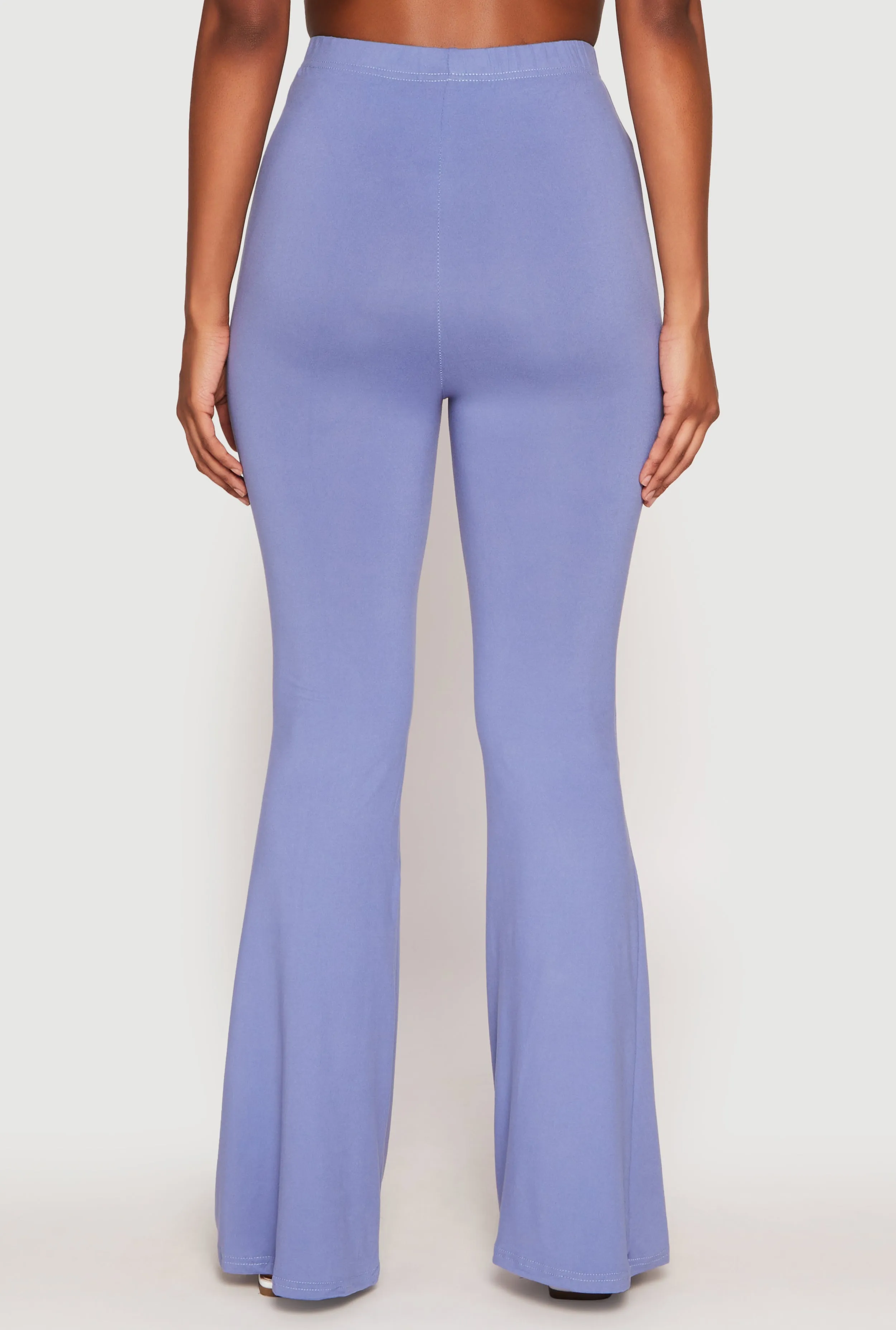 Soft Knit High Waisted Flare Pants sold by Rainbow product image thumbnail 5