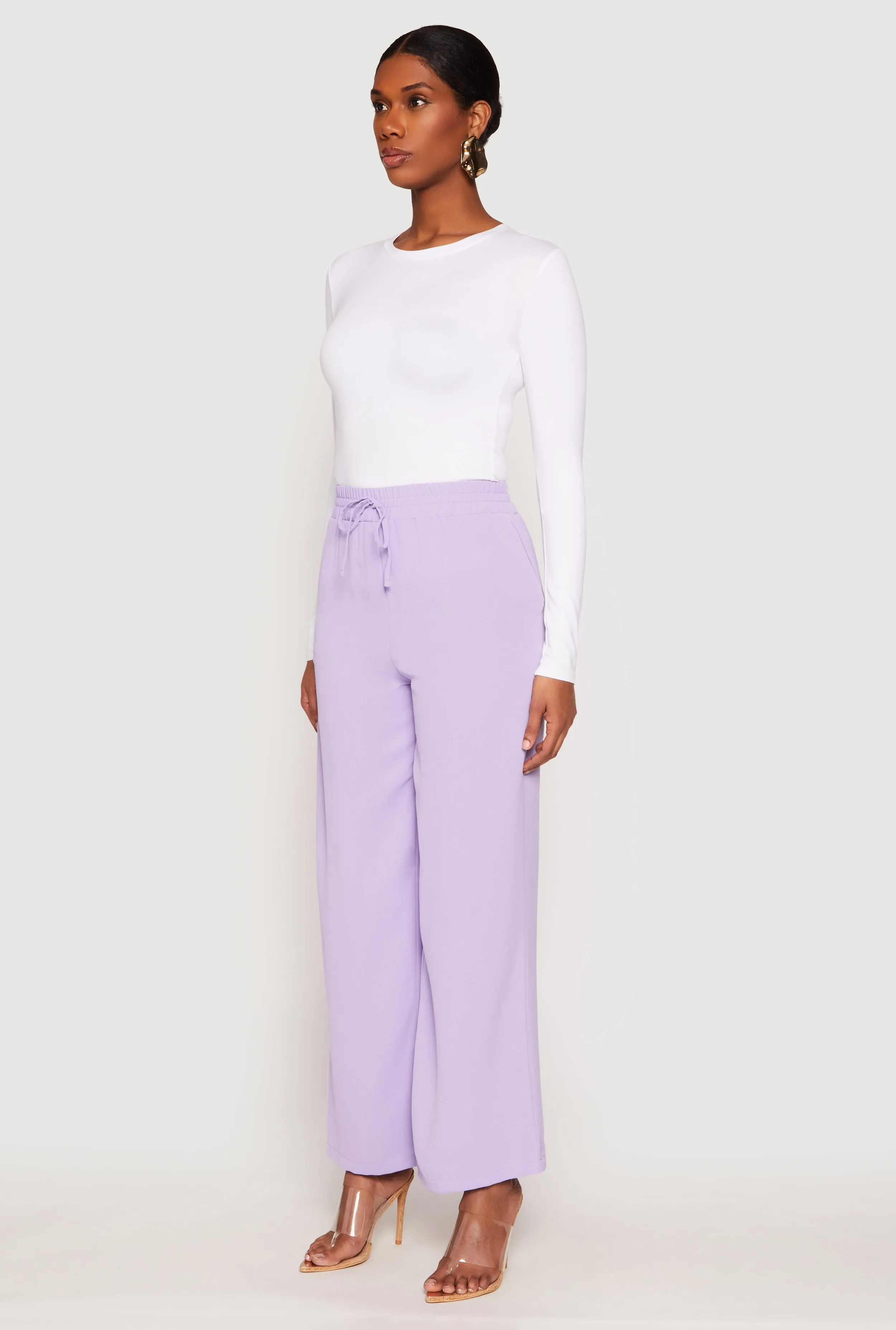 Faux Drawstring Dress Pants sold by Rainbow product image thumbnail 2