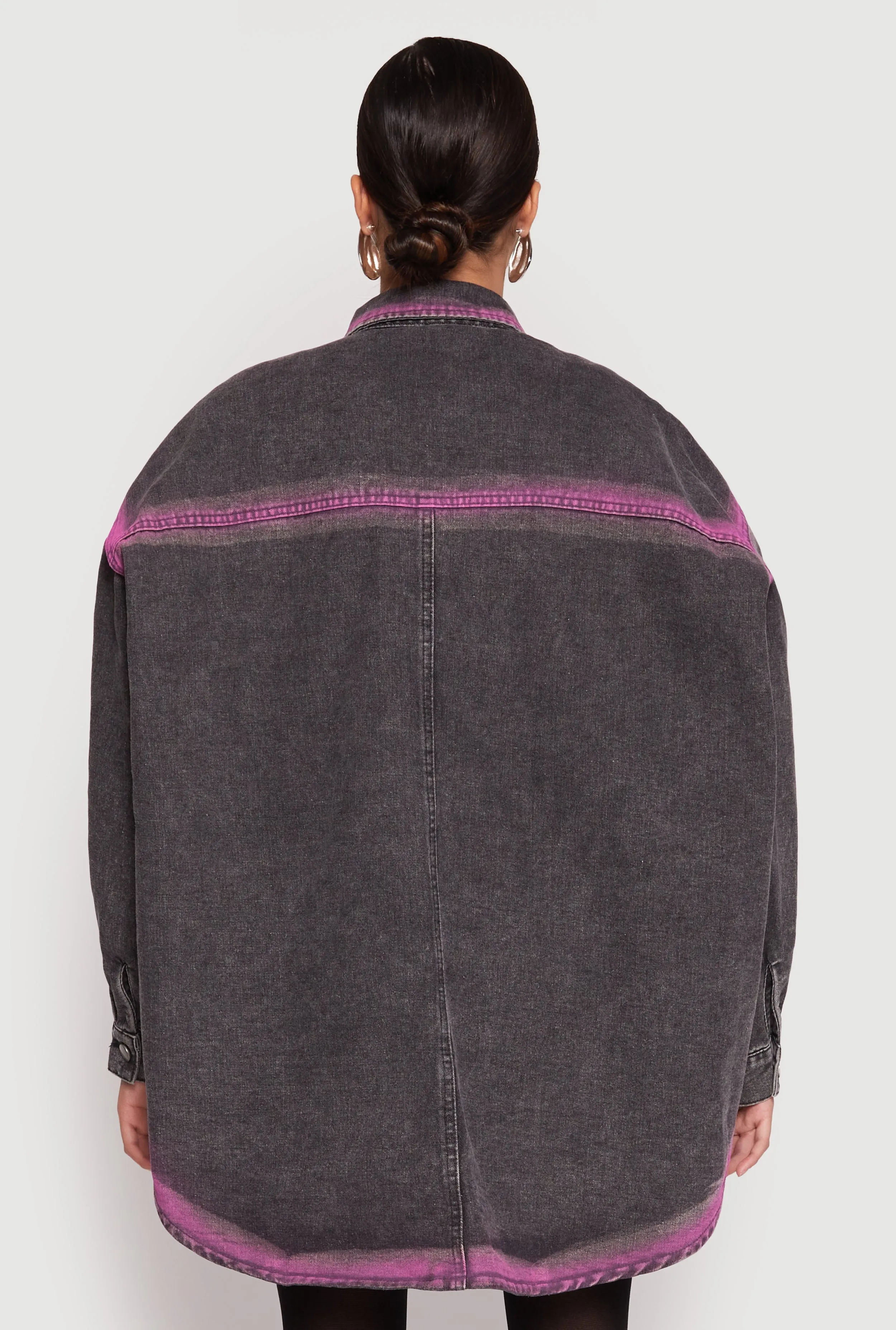Daisy Keep Smile Oversized Denim Jacket sold by Rainbow product image thumbnail 5