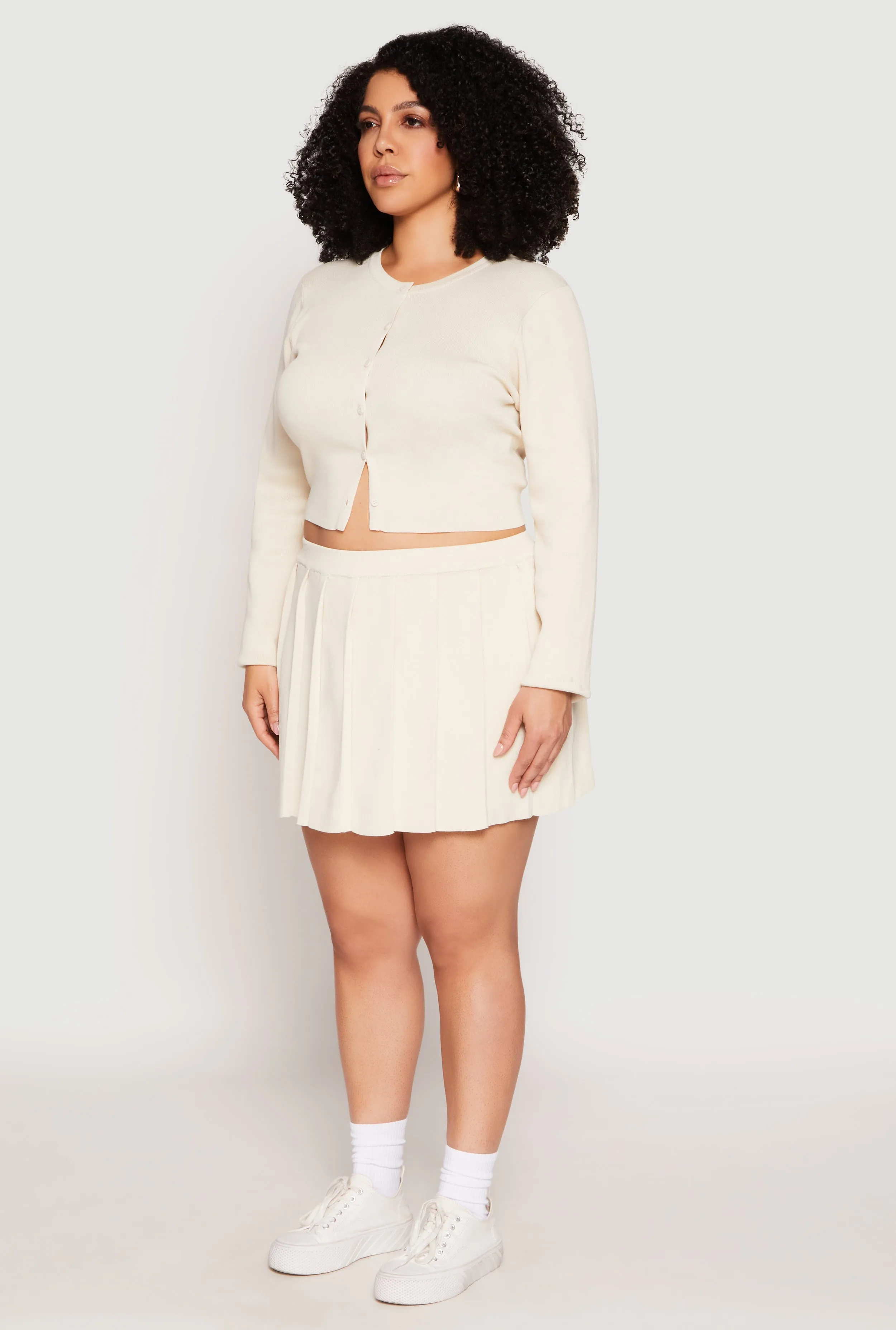 Plus Size Daisy Cropped Cardigan sold by Rainbow product image thumbnail 3