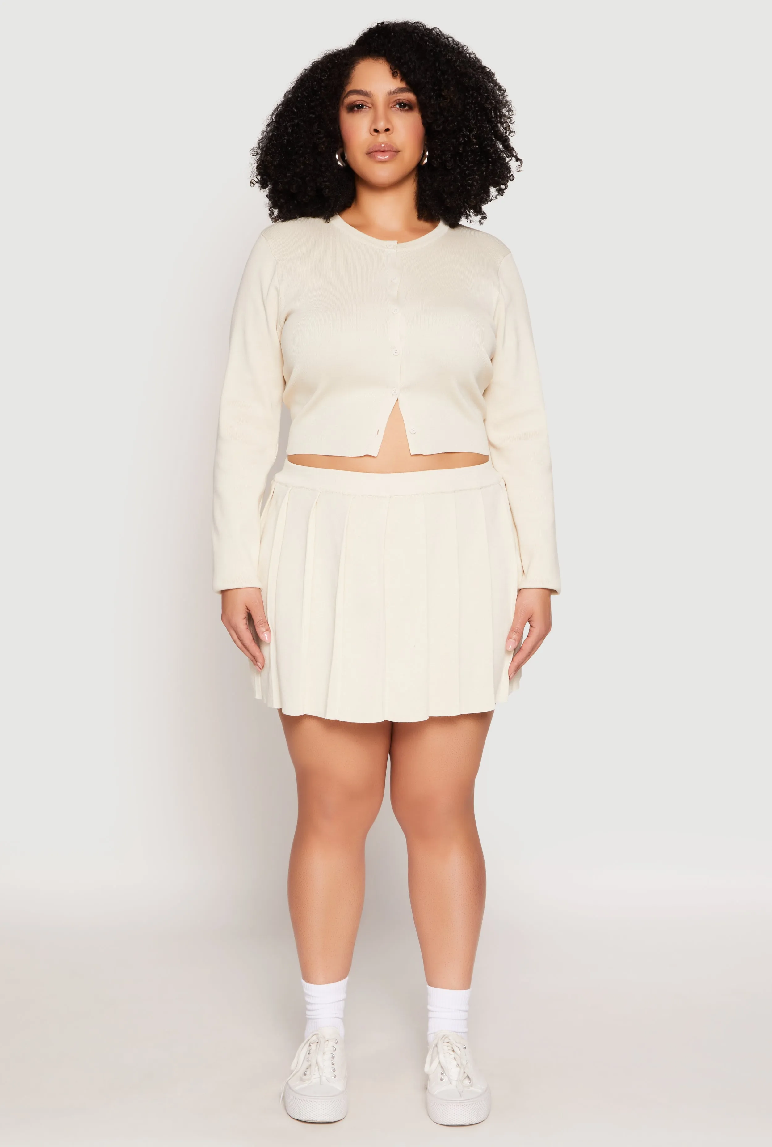 Plus Size Daisy Cropped Cardigan sold by Rainbow product image thumbnail 2