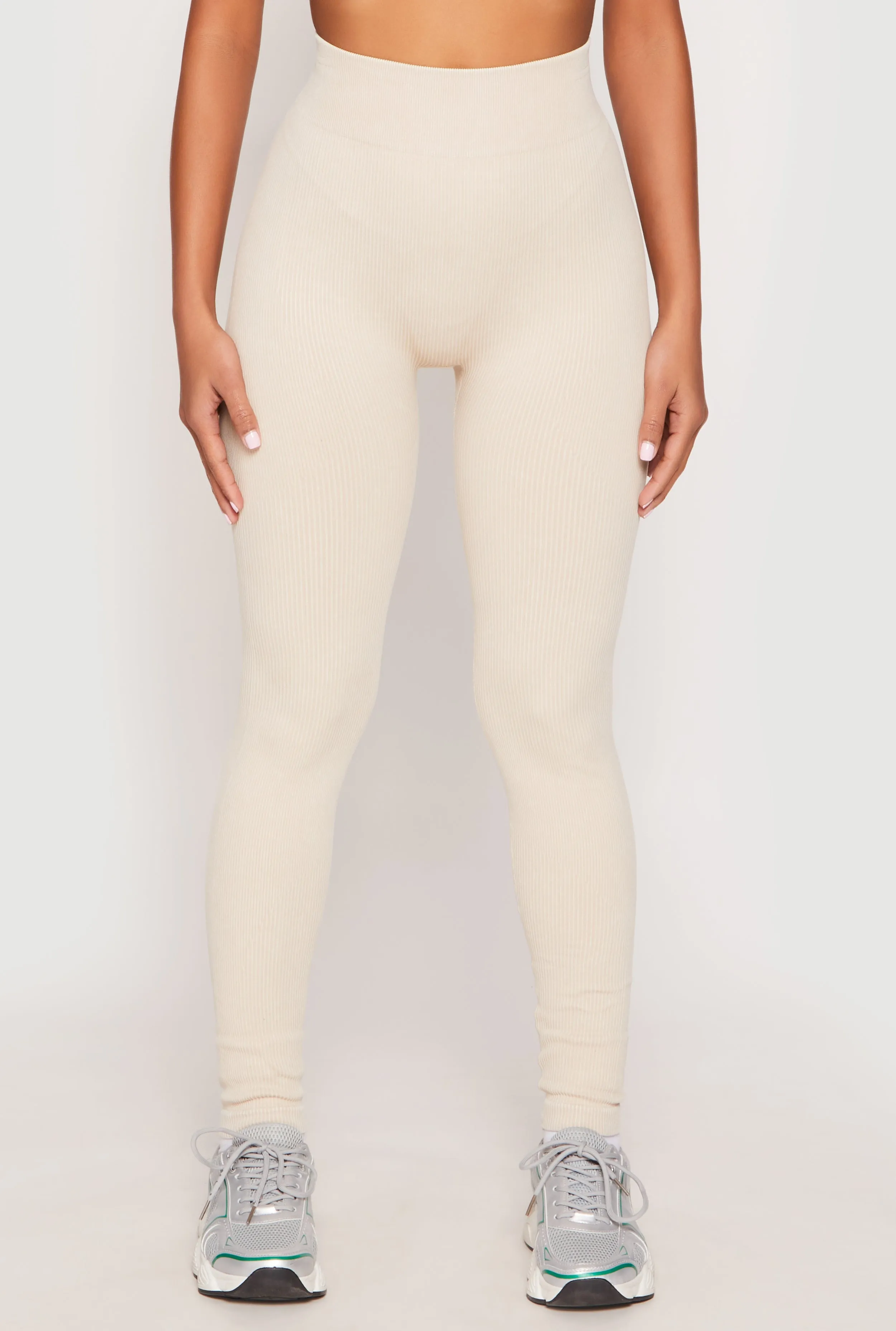 Seamless Acid Wash High Waisted Leggings sold by Rainbow product image thumbnail 3