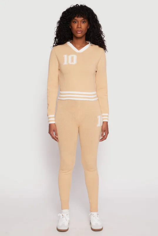 Daisy Brushed Knit 10 High Waisted Sweatpants sold by Rainbow
