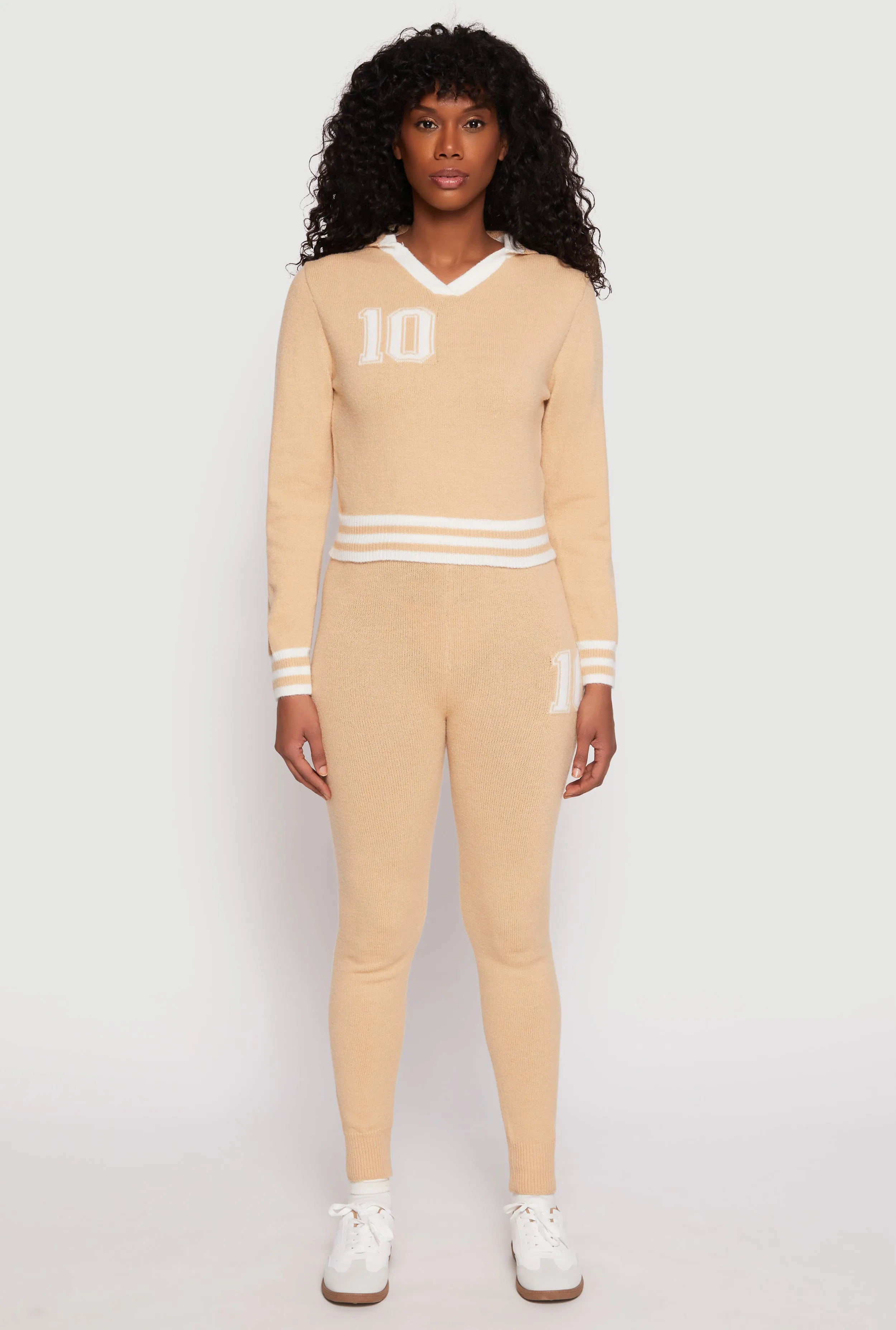 Daisy Brushed Knit 10 High Waisted Sweatpants sold by Rainbow