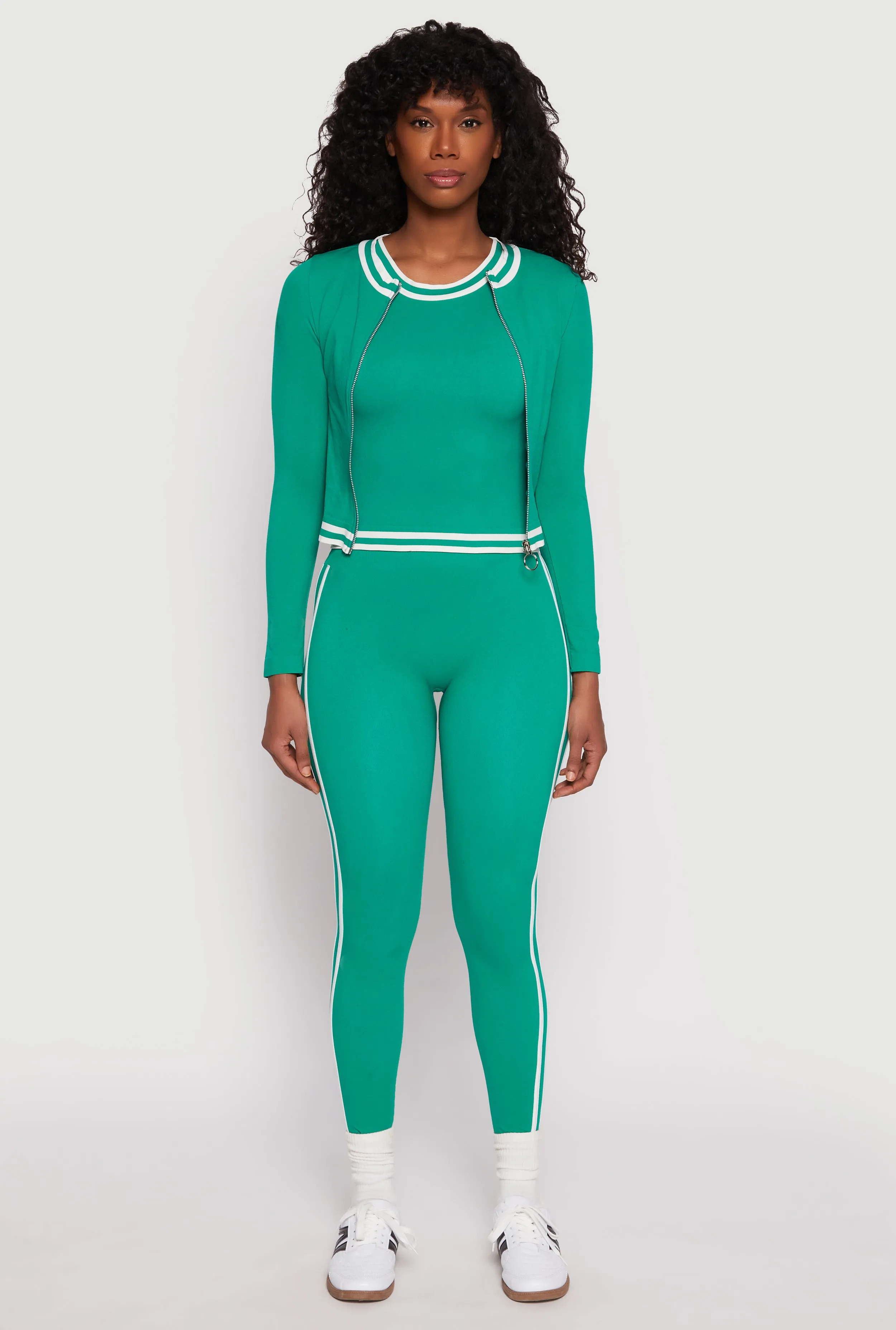 Seamless Varsity Stripe Leggings sold by Rainbow