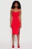 Crepe Knit Side Slit Bustier Dress sold by Rainbow