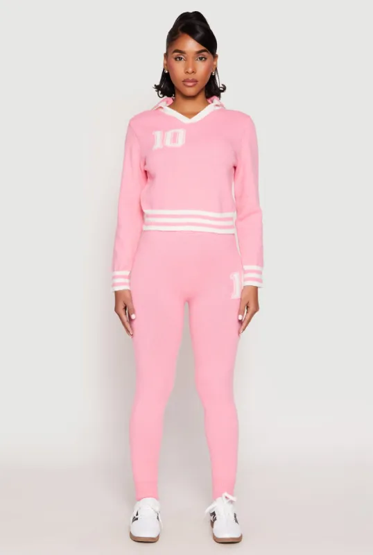 Daisy Brushed Knit 10 High Waisted Sweatpants sold by Rainbow
