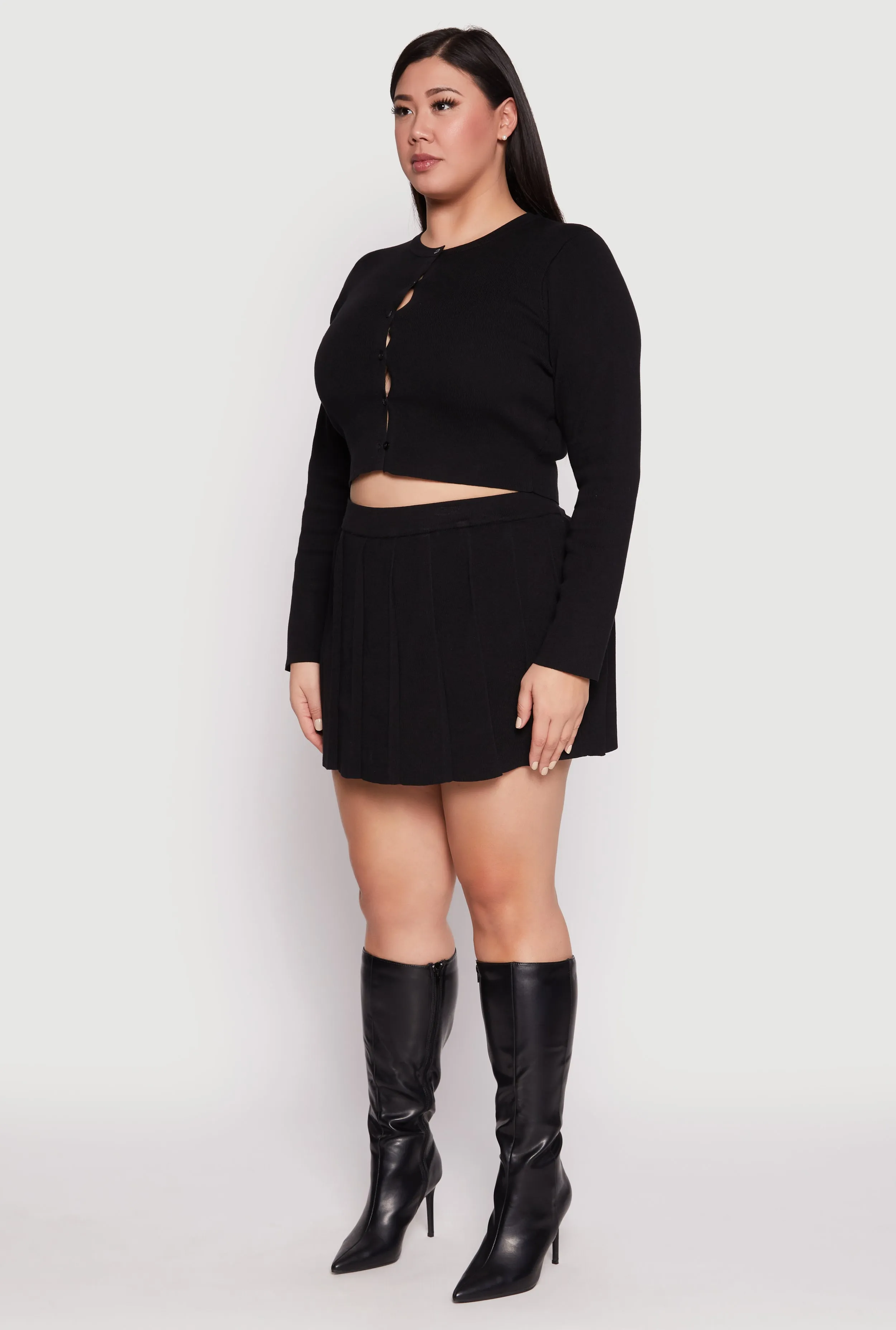 Plus Size Daisy Cropped Cardigan sold by Rainbow product image thumbnail 3