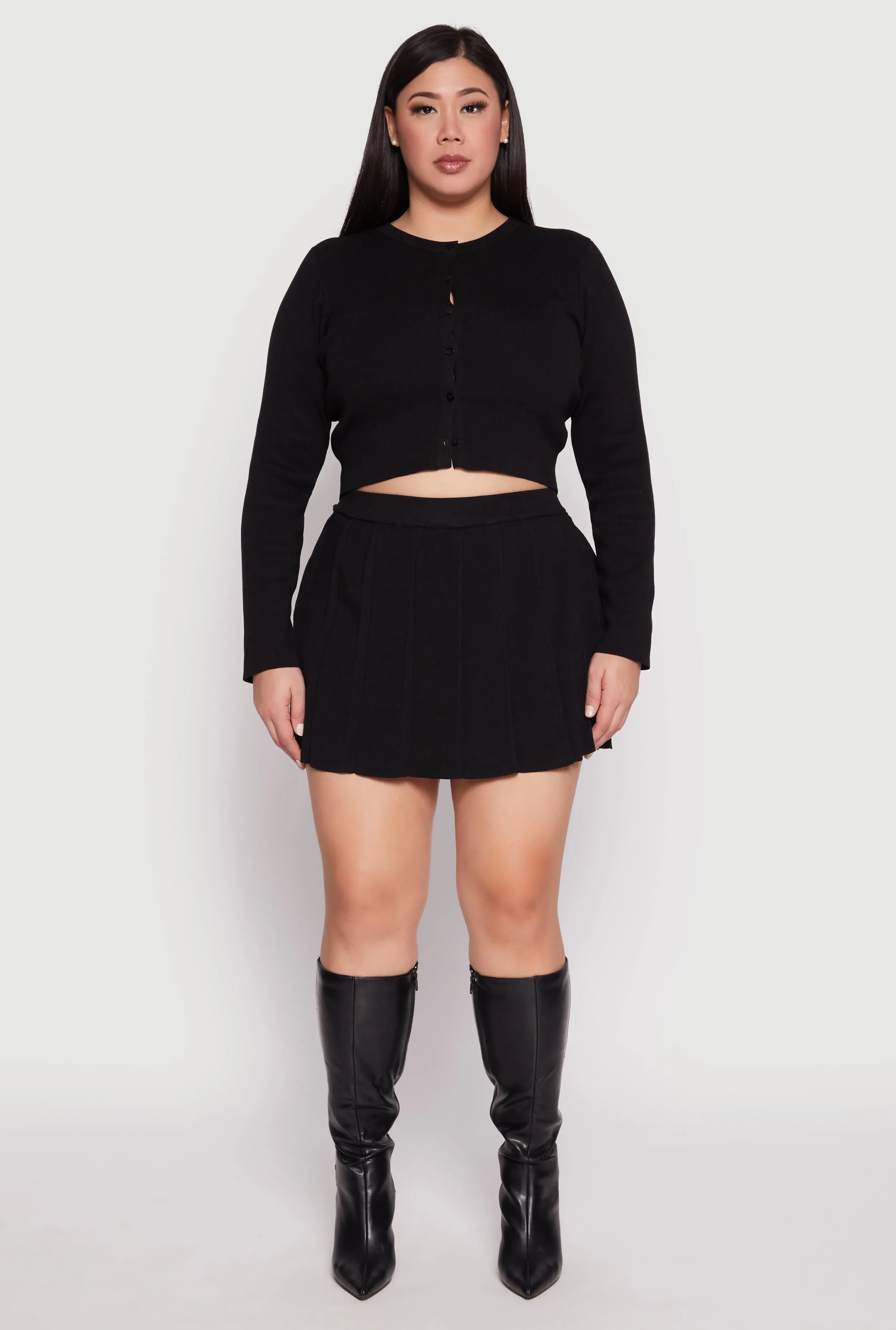 Plus Size Daisy Cropped Cardigan sold by Rainbow product image thumbnail 2