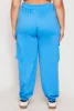 Plus Size French Terry Chain Detail Cargo Joggers sold by Rainbow