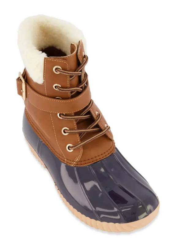Sherpa Lined Duck Boots sold by Rainbow