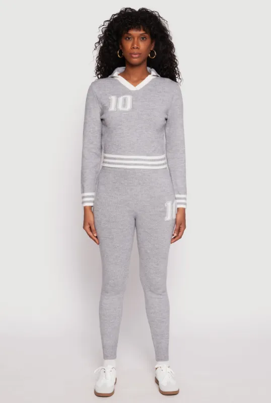 Daisy Brushed Knit 10 High Waisted Sweatpants sold by Rainbow