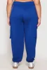 Plus Size French Terry Chain Detail Cargo Joggers sold by Rainbow