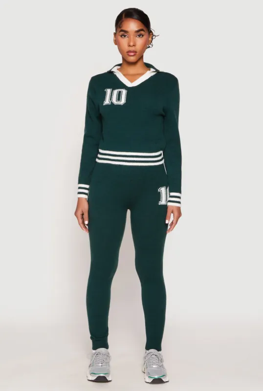 Daisy Brushed Knit 10 High Waisted Sweatpants sold by Rainbow