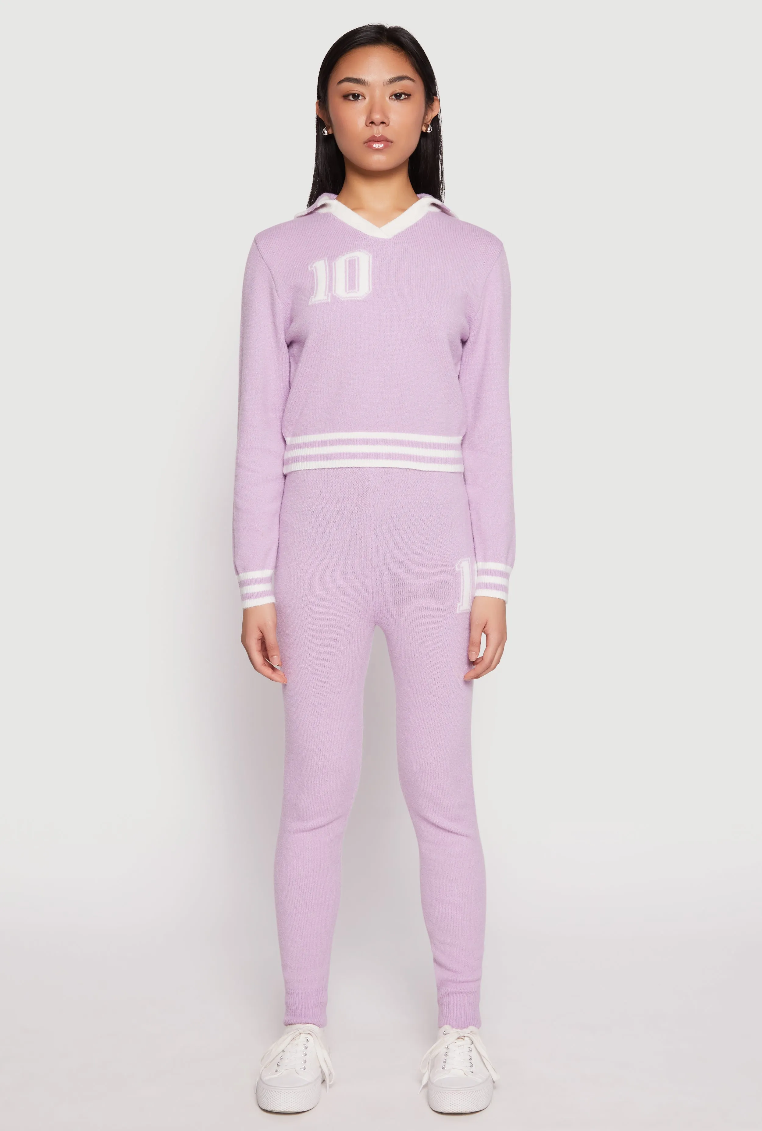 Daisy Brushed Knit 10 High Waisted Sweatpants sold by Rainbow