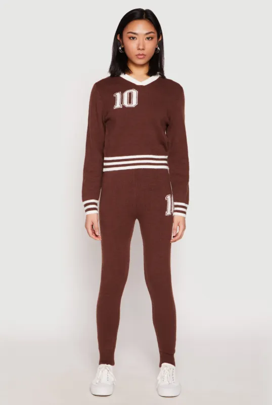 Daisy Brushed Knit 10 High Waisted Sweatpants sold by Rainbow