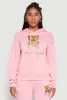 Fleece Lover Bear Graphic Hoodie sold by Rainbow