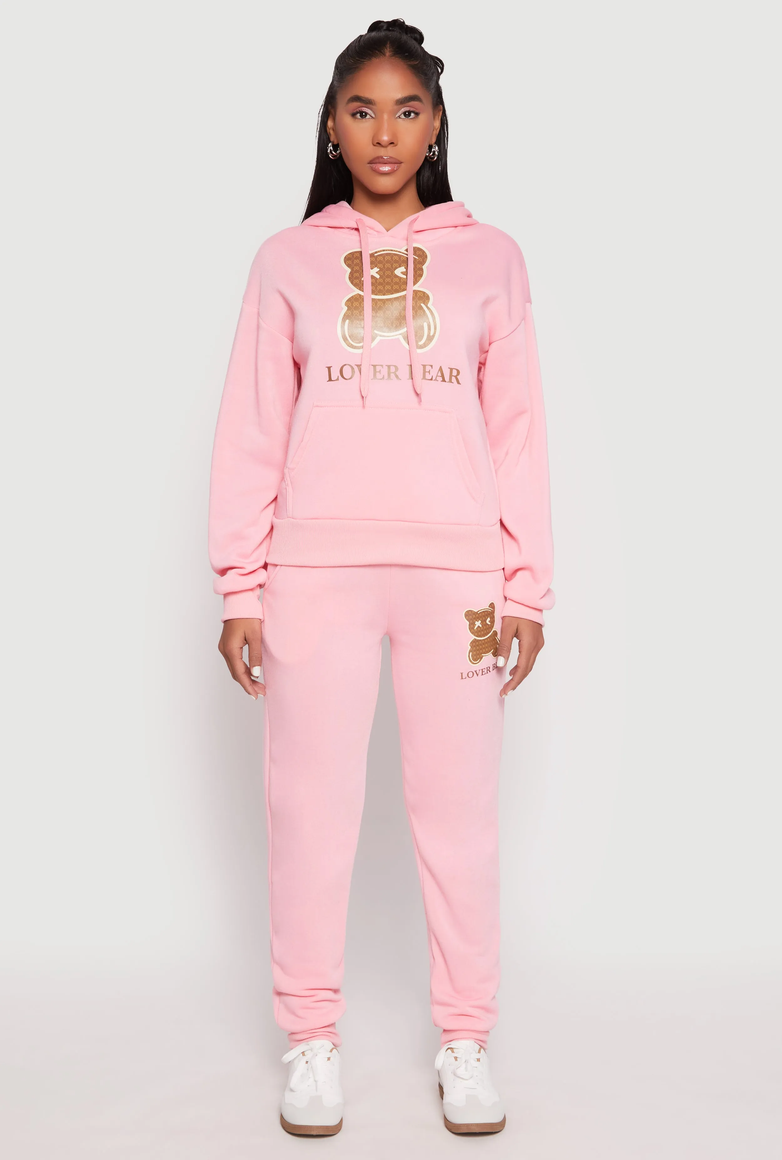 Fleece Lover Bear Graphic Hoodie sold by Rainbow product image thumbnail 2