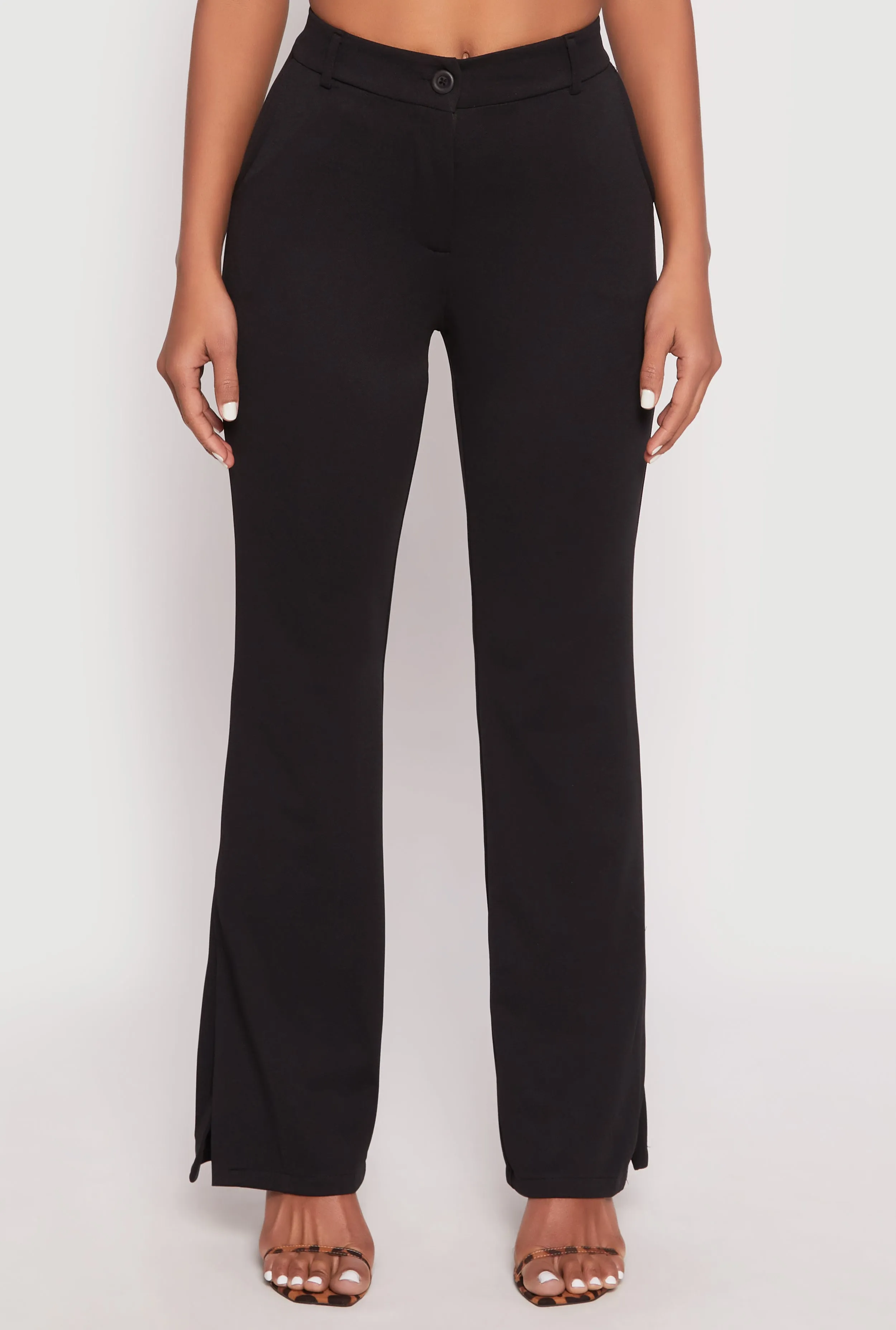 Iris Side Slit Straight Leg Pants sold by Rainbow product image thumbnail 2