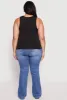 Plus Size Double Layer Tank Top sold by Rainbow