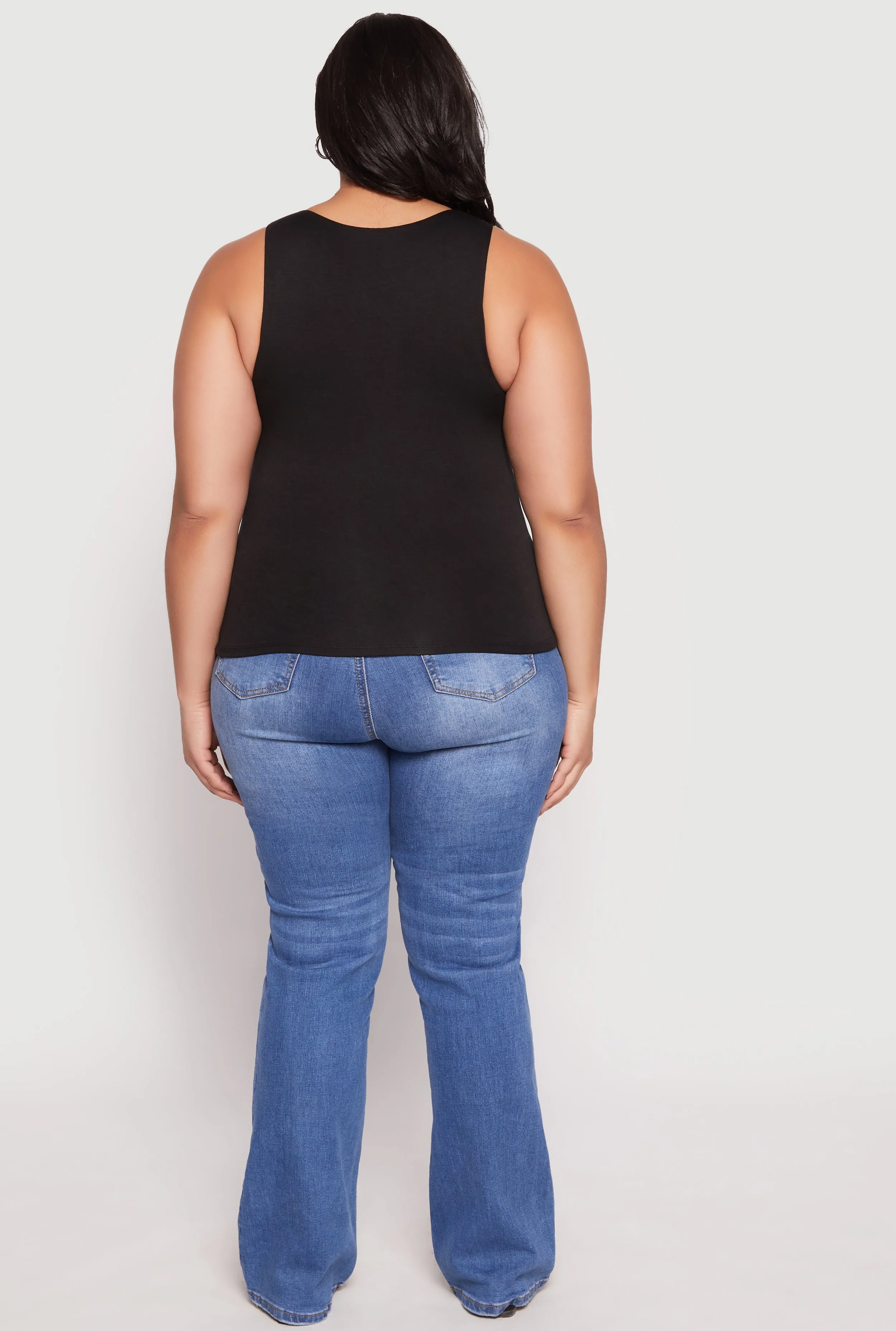 Plus Size Double Layer Tank Top sold by Rainbow product image thumbnail 5