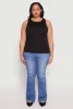 Plus Size Double Layer Tank Top sold by Rainbow