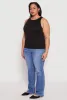 Plus Size Double Layer Tank Top sold by Rainbow