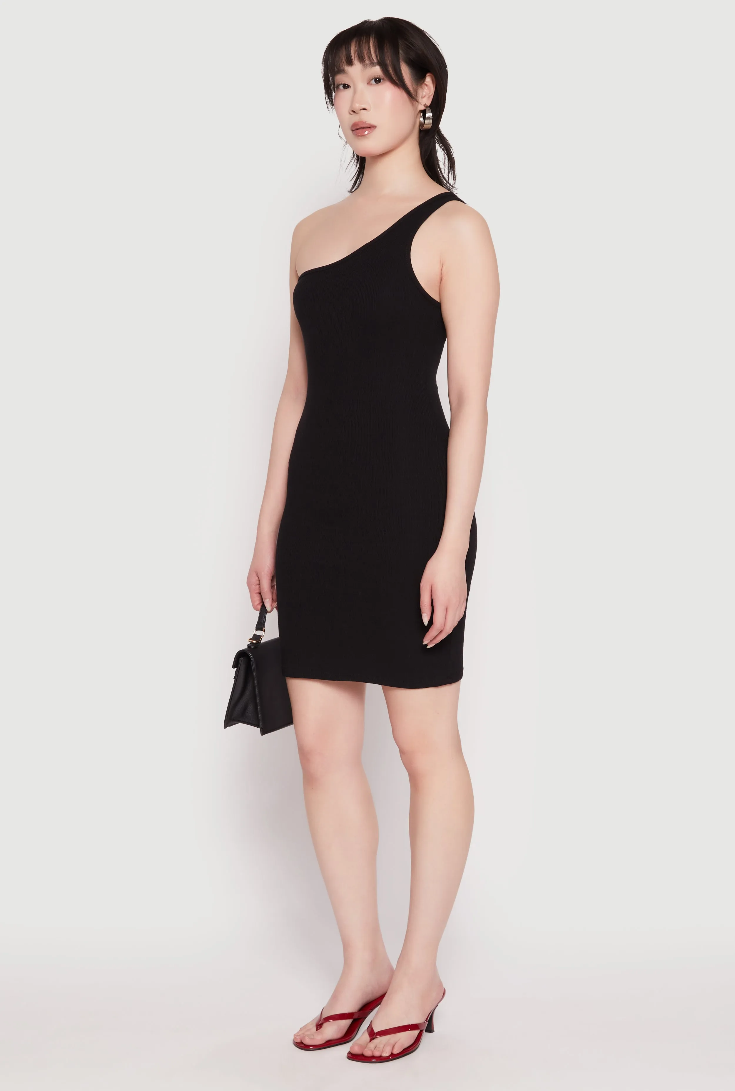 One Shoulder Mini Bodycon Dress sold by Rainbow product image thumbnail 2