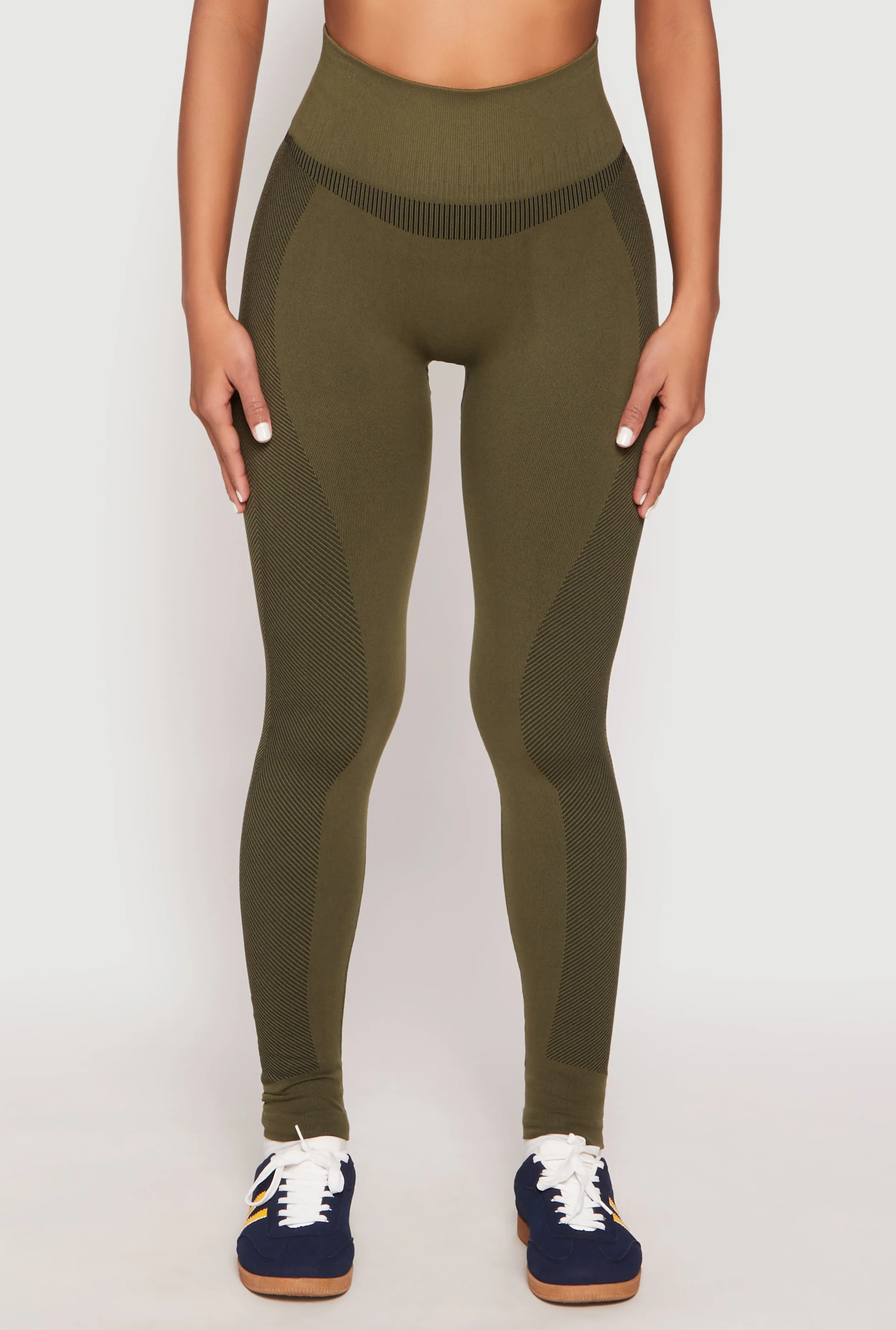 Seamless Compression Rib Leggings sold by Rainbow product image thumbnail 2