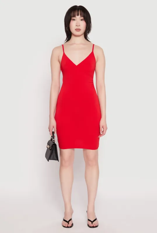 Crepe Knit Cami Wrap Dress sold by Rainbow