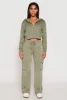 Fleece Zip Front Cropped Hoodie sold by Rainbow