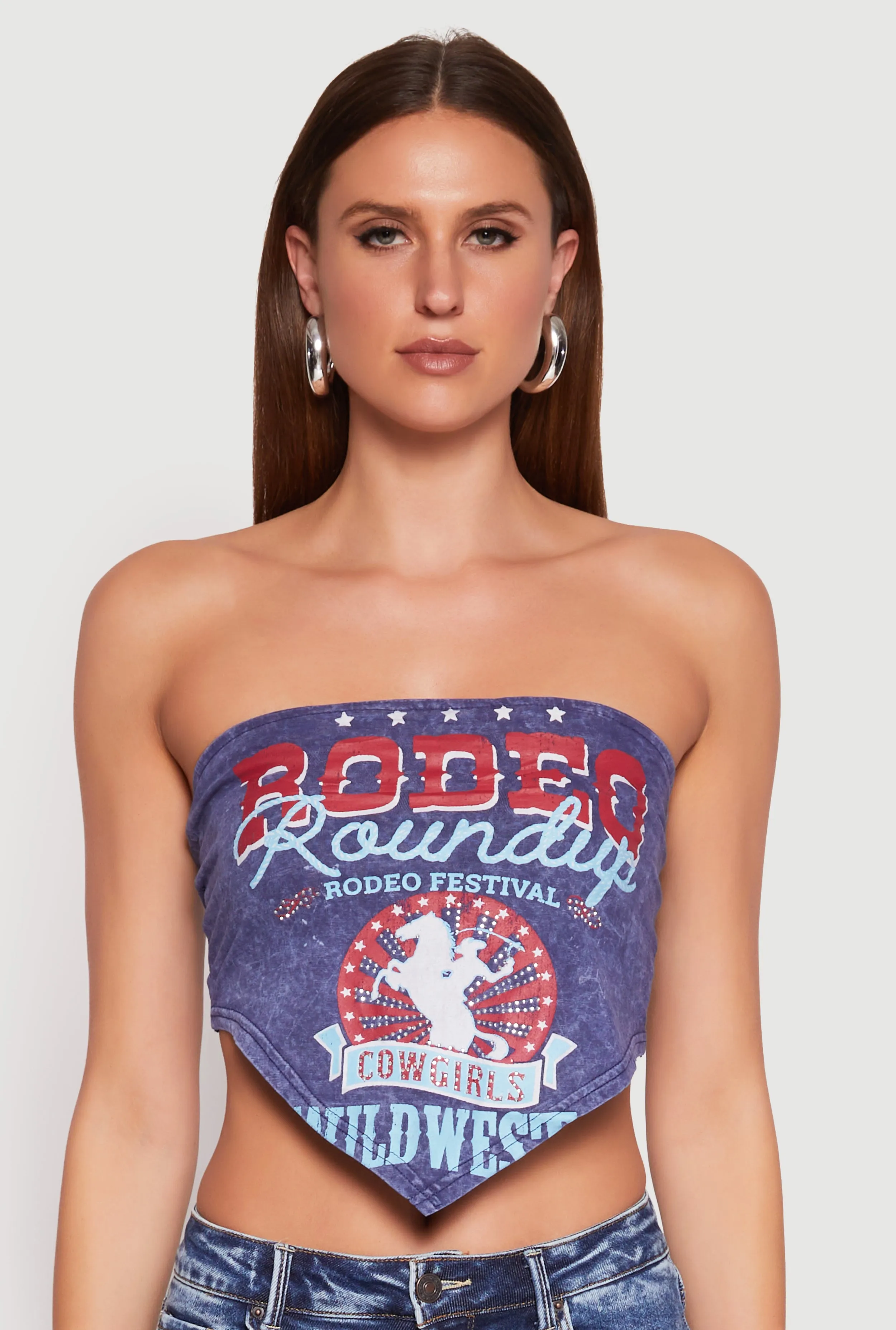 Rodeo Roundup Tie Back Top sold by Rainbow product image thumbnail 2