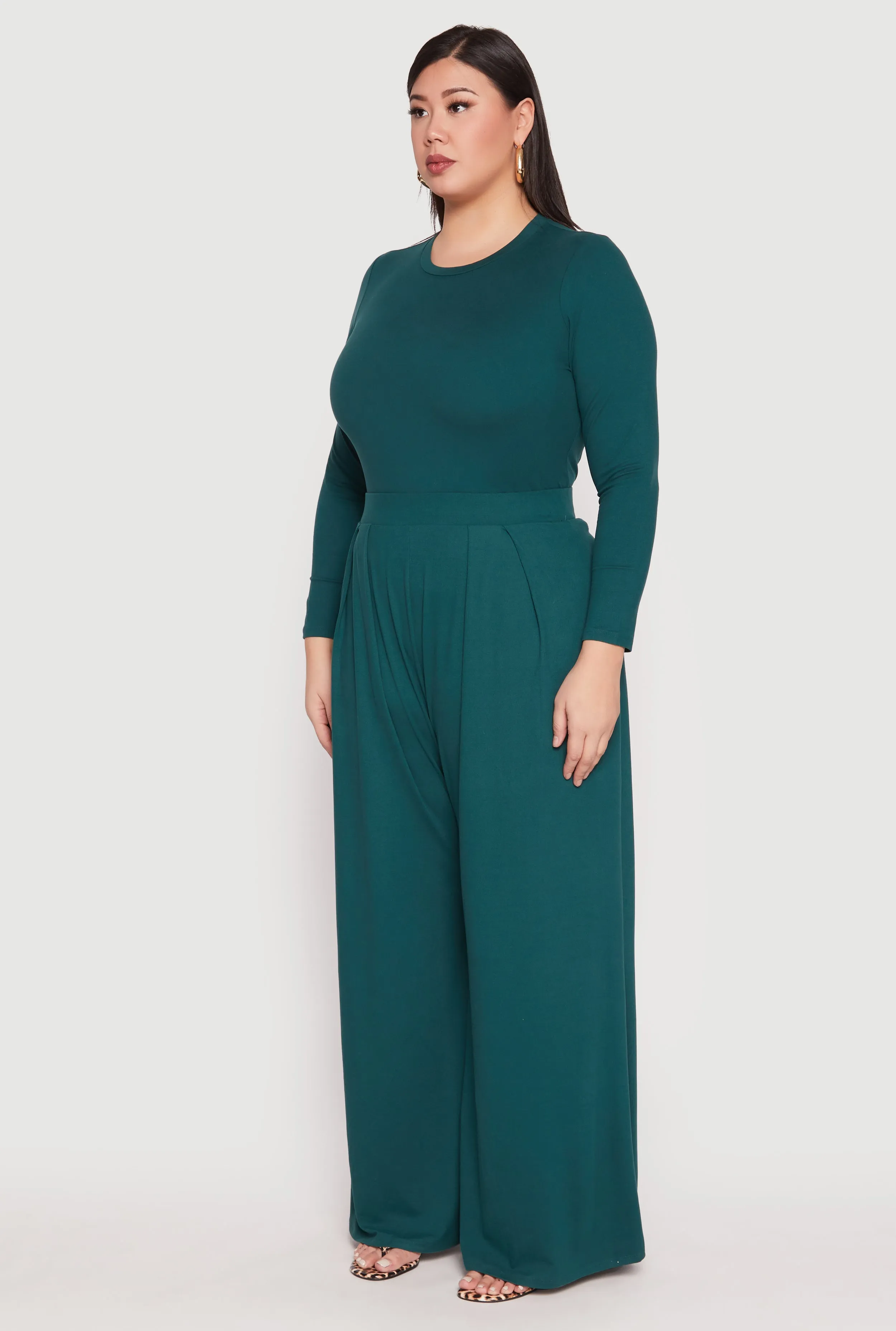 Plus Size Soft Knit Long Sleeve Top sold by Rainbow product image thumbnail 3