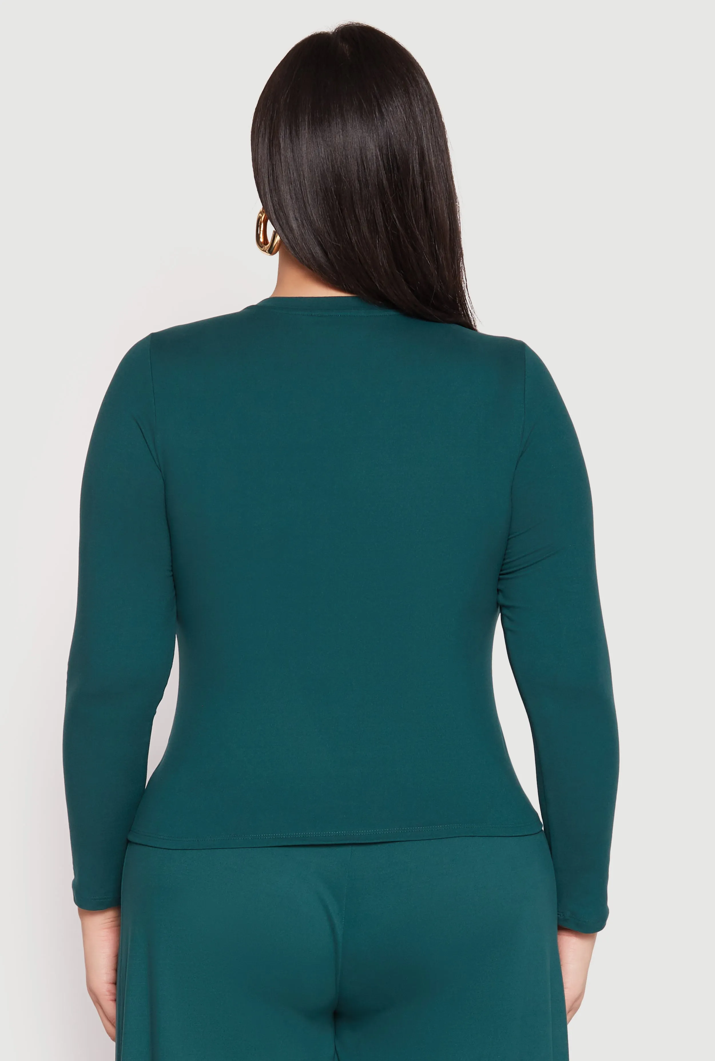 Plus Size Soft Knit Long Sleeve Top sold by Rainbow product image thumbnail 5