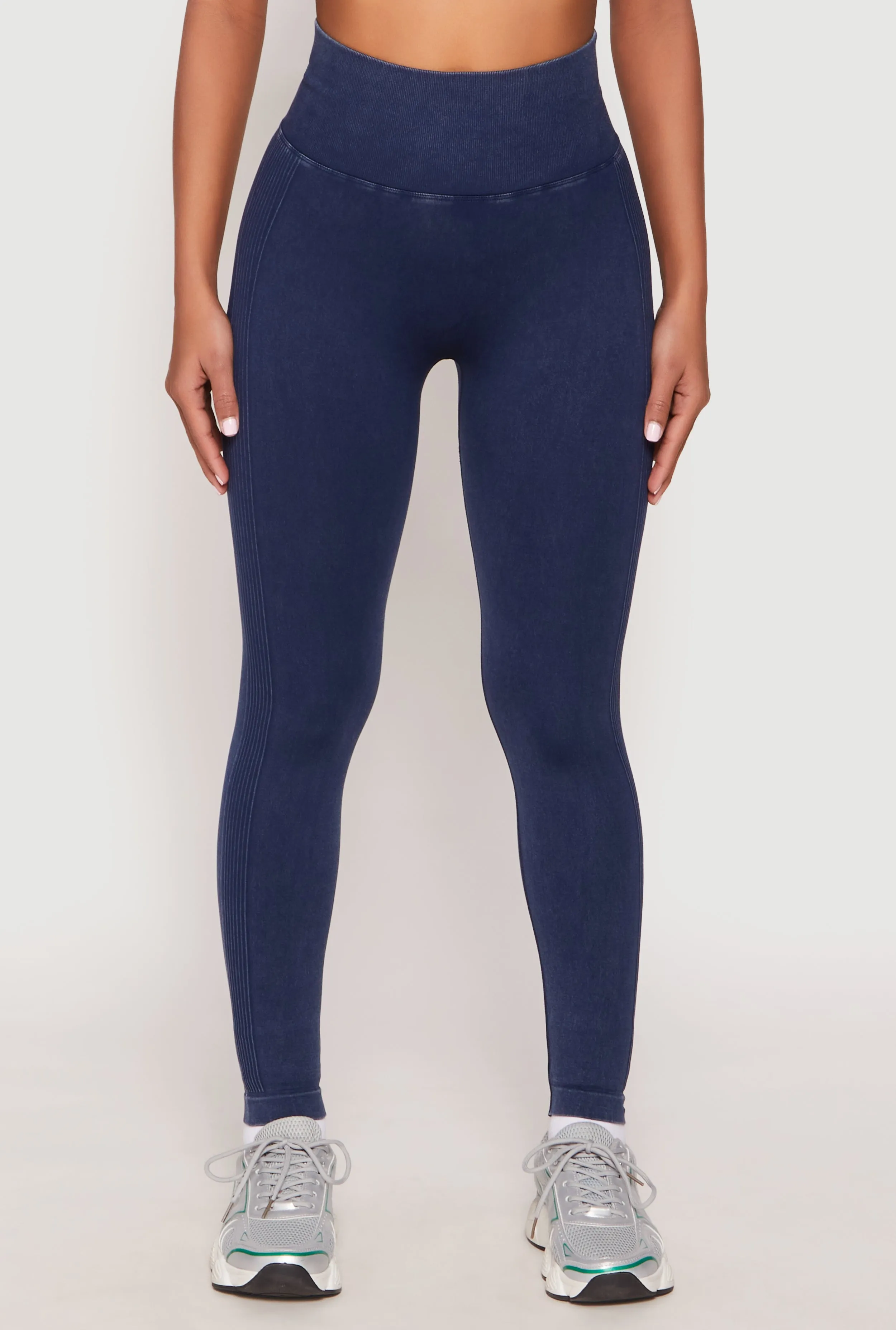 Daisy Seamless Acid Wash High Waist Leggings sold by Rainbow product image thumbnail 2