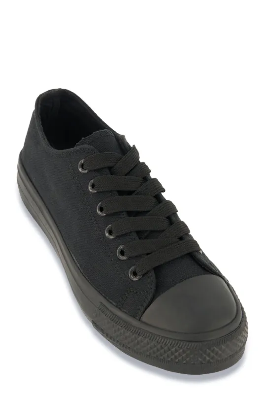 Canvas Cap Toe Low Top Lace Up Sneakers sold by Rainbow