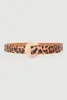 Plus Size Metallic Round Buckle Faux Leather Belt sold by Rainbow