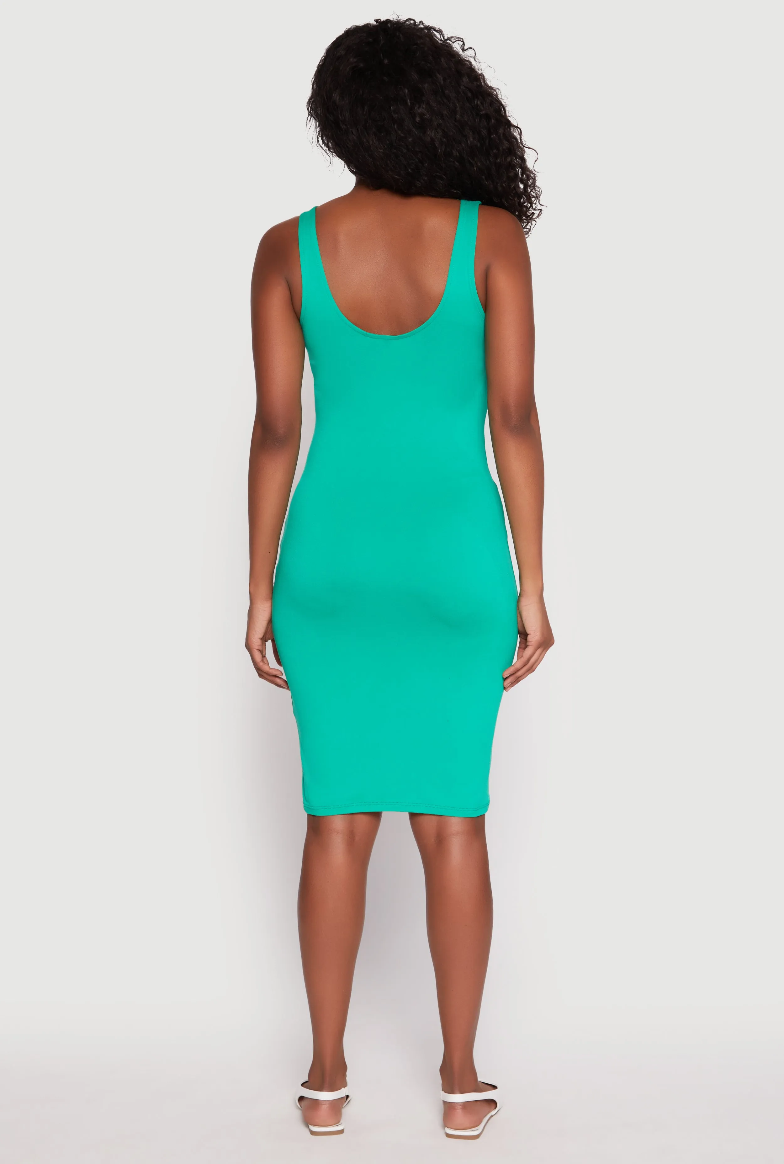 Scoop Neck Midi Dress sold by Rainbow product image thumbnail 3