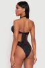 Ruched Halter Tie Back Bikini Top and High Cut Bikini Bottoms sold by Rainbow