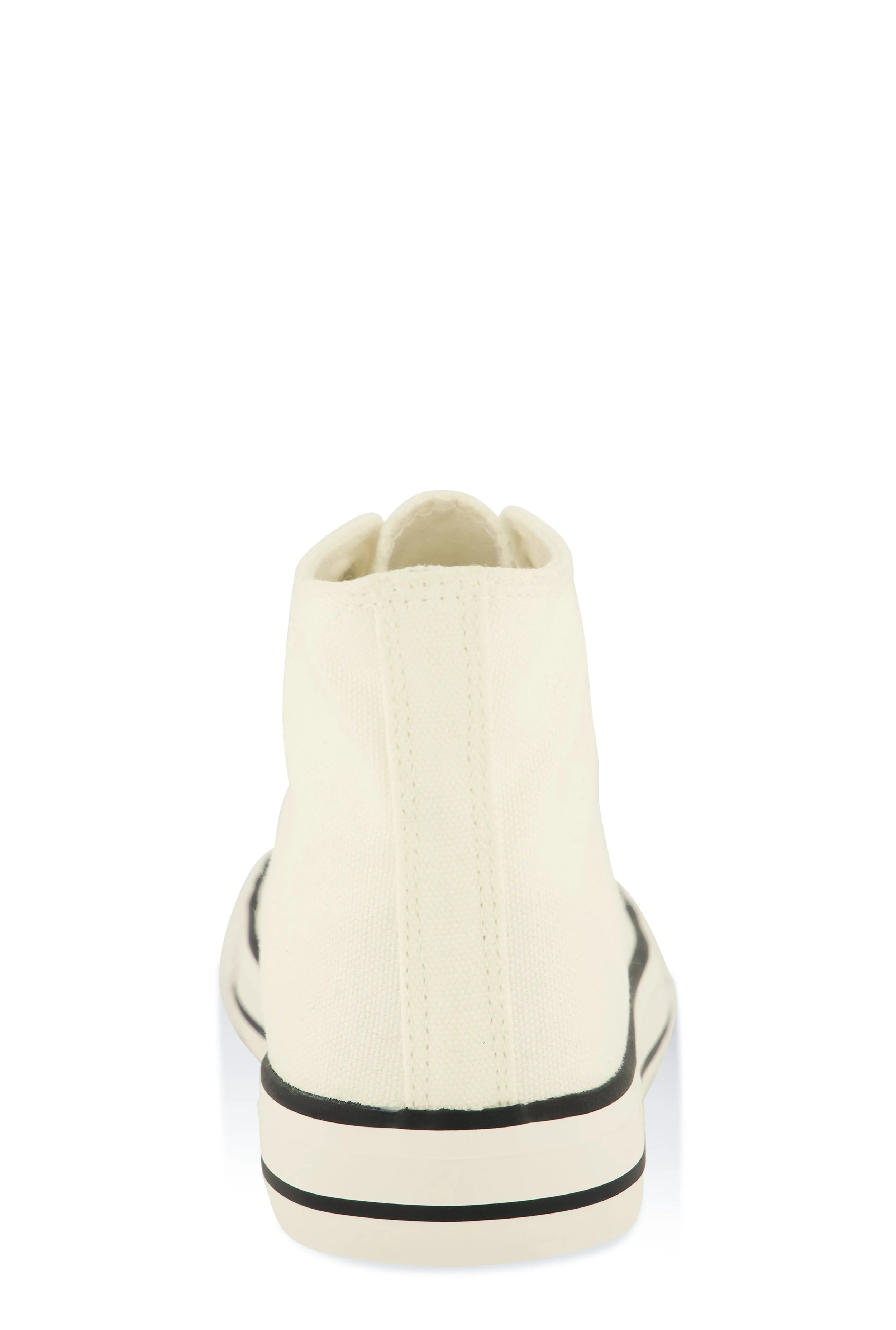 Canvas High Top Lace Up Sneakers sold by Rainbow product image thumbnail 3