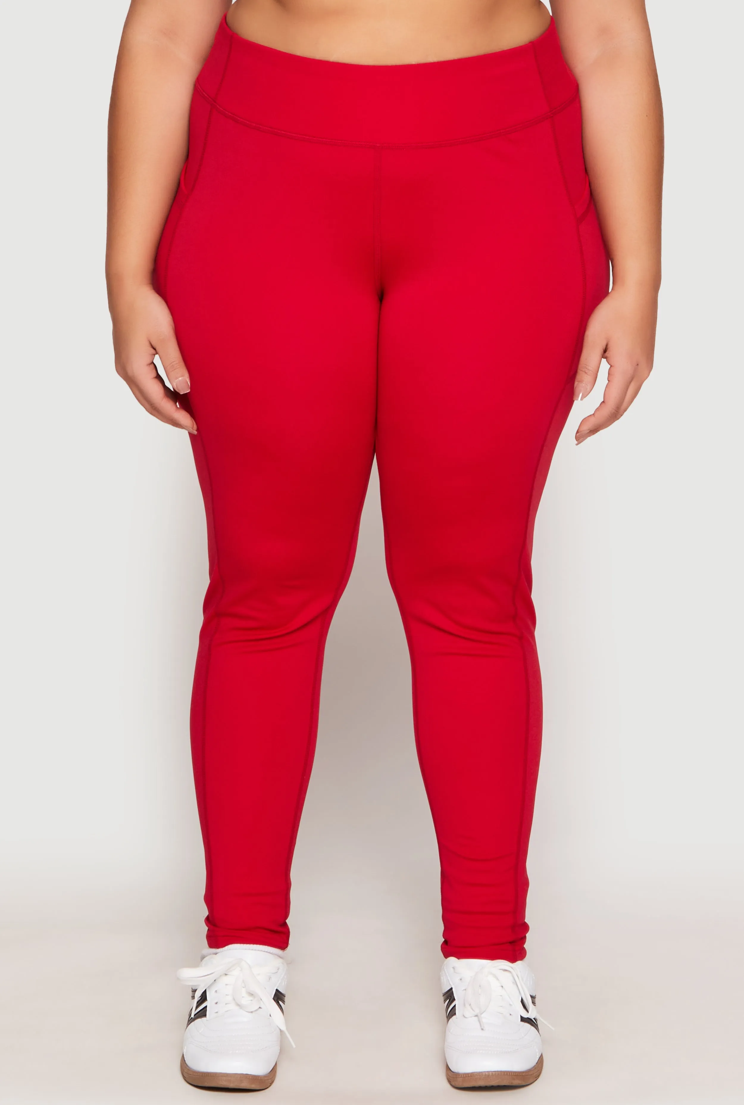 Plus Size Side Pocket High Waist Active Leggings sold by Rainbow product image thumbnail 3