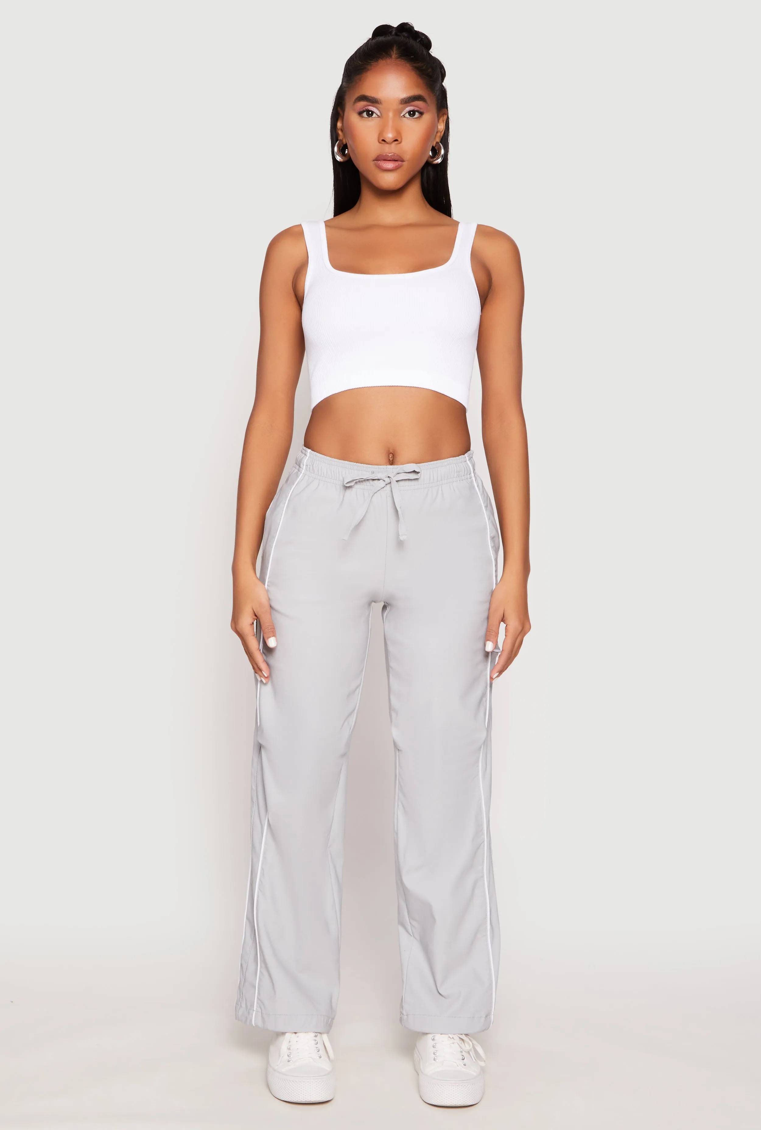 Hyperstretch Toggle Drawstring Hem Pants sold by Rainbow