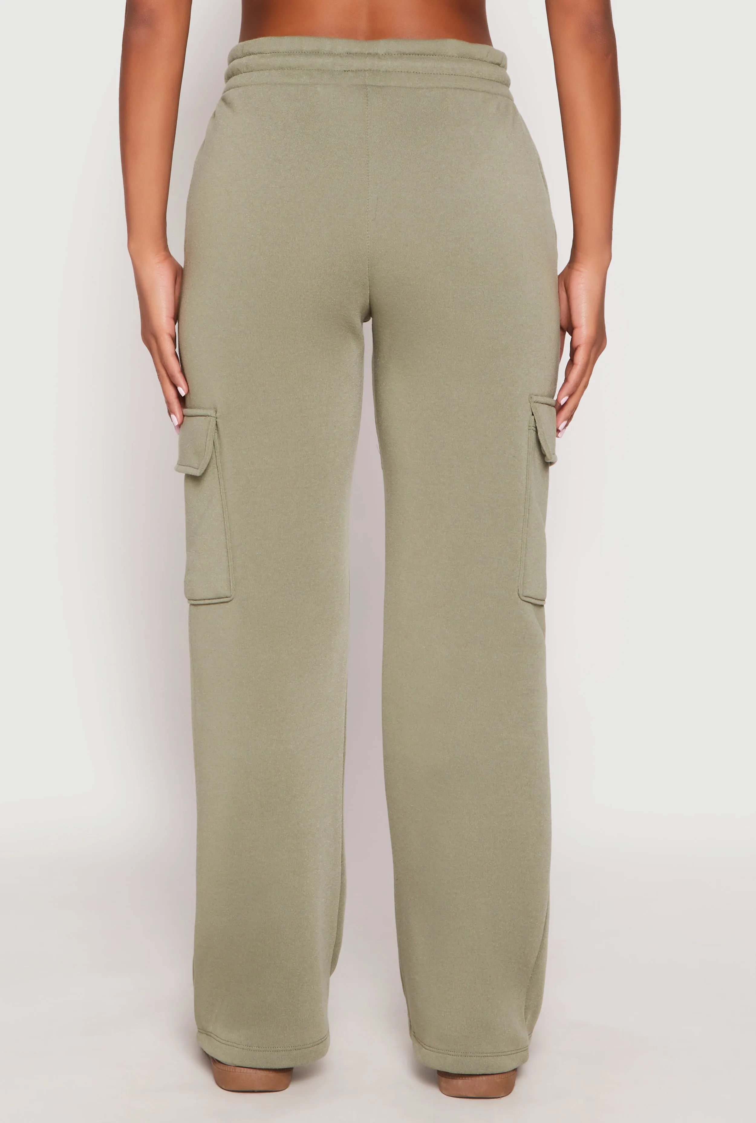 Fleece Drawstring Cargo Sweatpants sold by Rainbow product image thumbnail 3