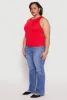 Plus Size Double Layer Tank Top sold by Rainbow
