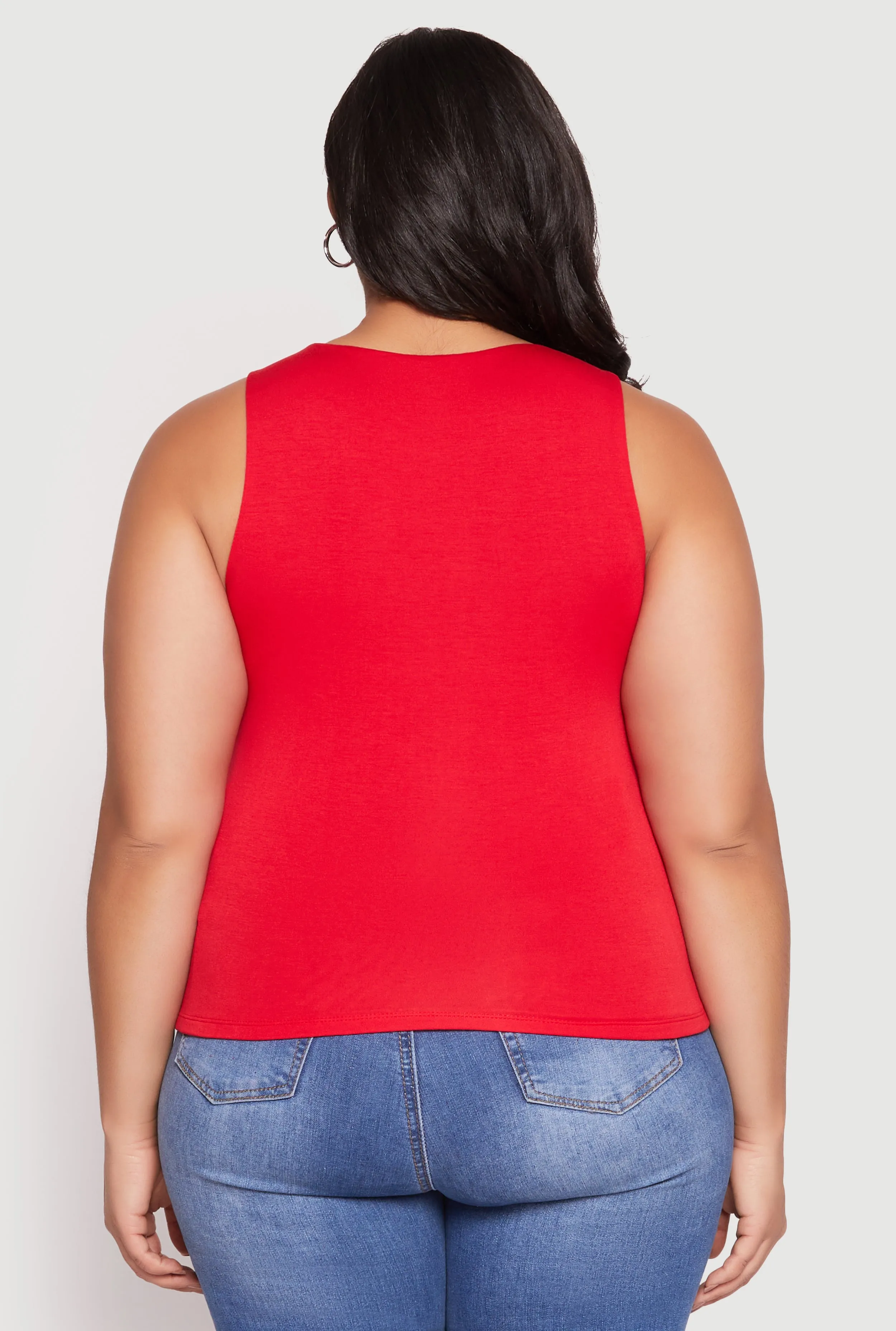 Plus Size Double Layer Tank Top sold by Rainbow product image thumbnail 5