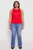 Plus Size Double Layer Tank Top sold by Rainbow